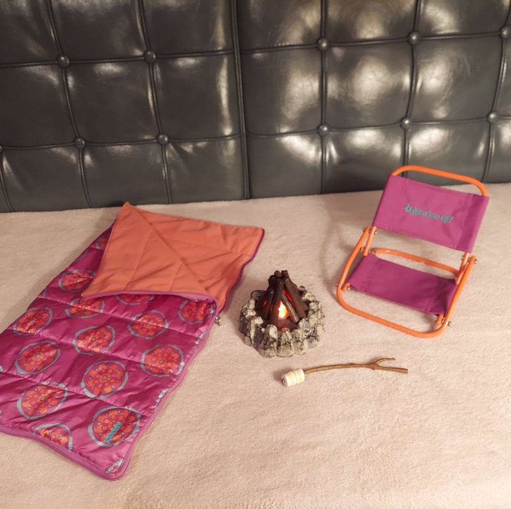 American Girl camping set